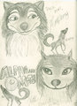 kate and humphrey by jennawolf48 - alpha-and-omega fan art