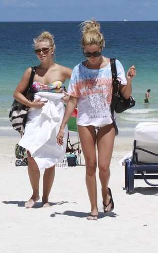  Ashley - At the strand in Miami with Julianne Hough - August 01, 2011