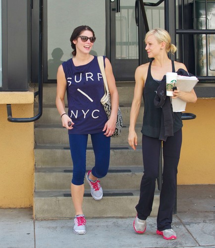 Ashley Greene leaves the Gym in Studio City, Aug 2