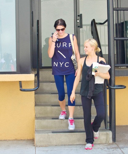 Ashley Greene leaves the Gym in Studio City, Aug 2