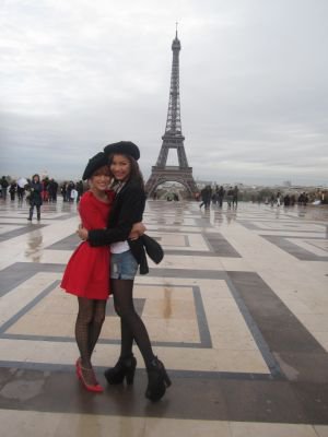  Bella Thorne and Zendaya at France Rares