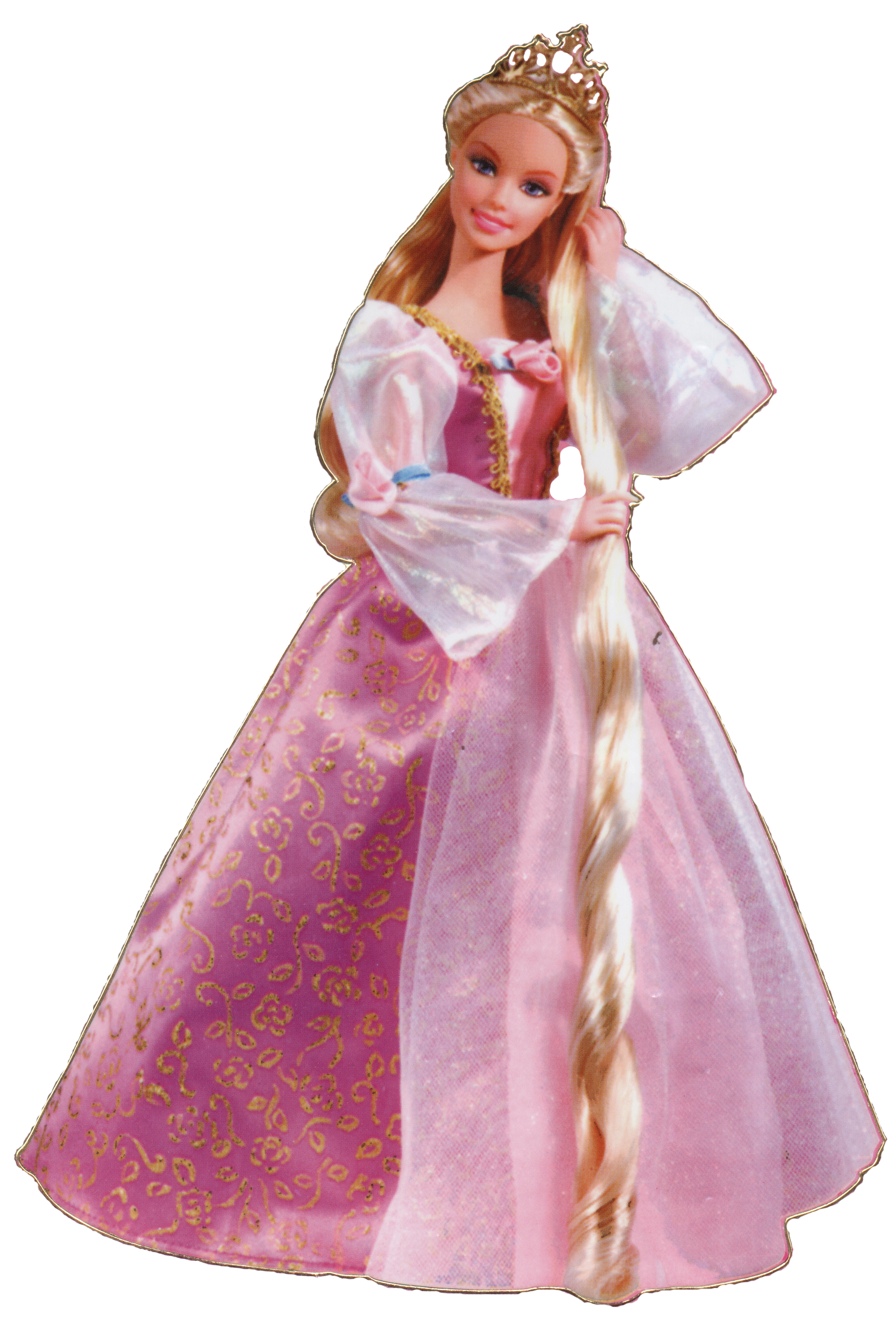 1992 my size barbie rapunzel