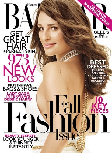  Lea Michele Covers Harper's Bazaar September 2011