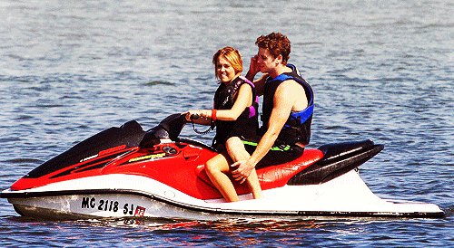  Miley and Liam in Orchard Lake, Michigan.