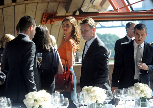  Miranda Kerr has lunch at Guillaume at Bennelong at the Sydney Opera House