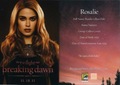 Rosalie Breaking Dawn Trading Card - nikki-reed photo
