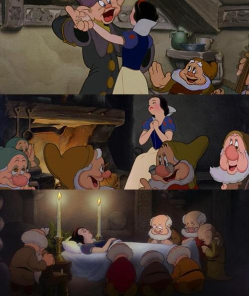 Snow White and the Seven Dwarfs - Schneewittchen und die sie