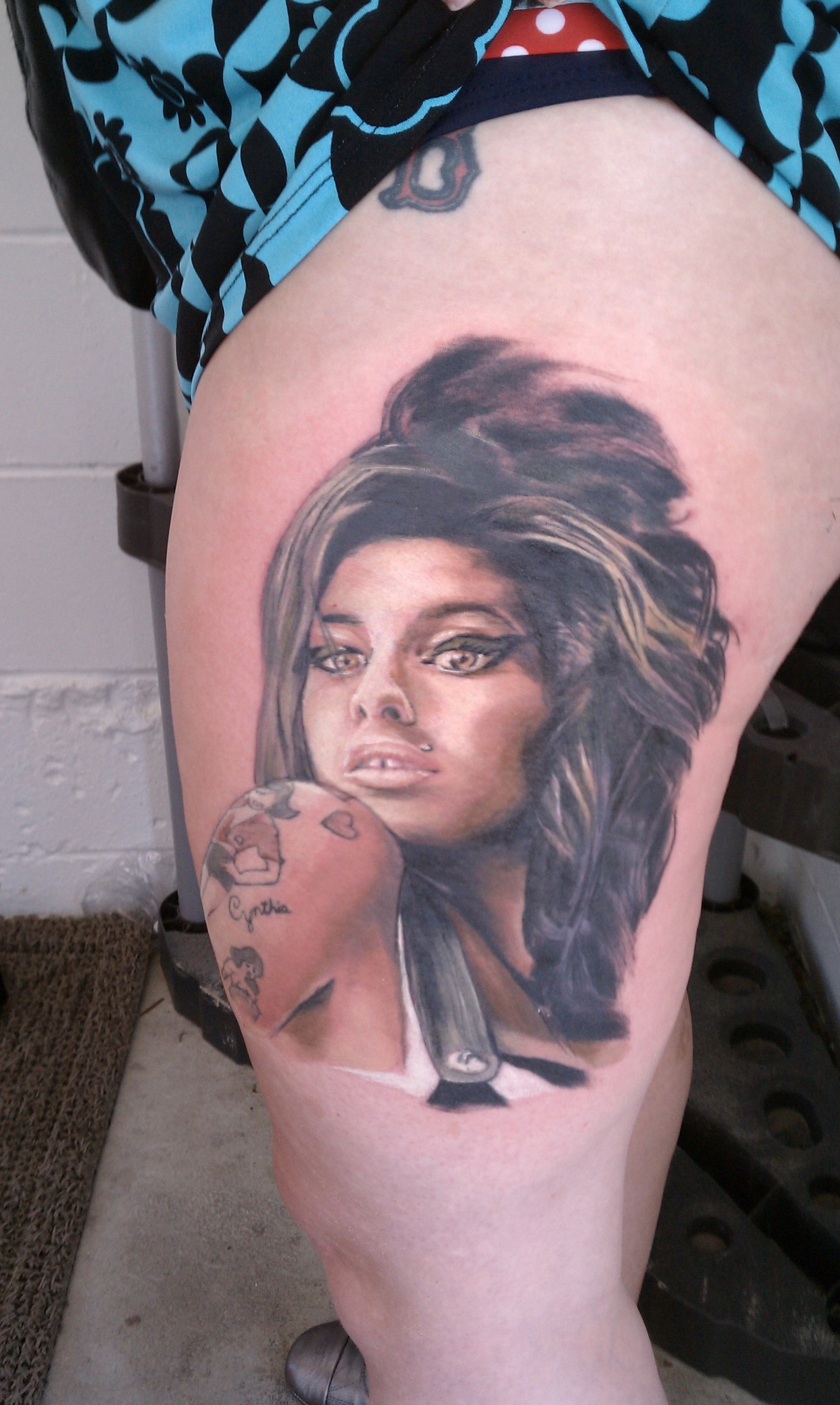 Amy Winehouse Tattoo Tribute