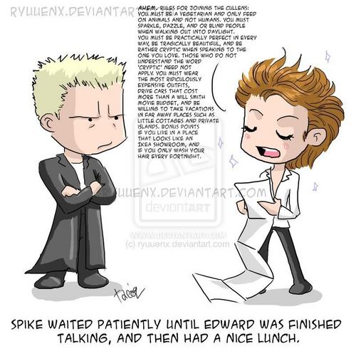  funny spike and edward pic