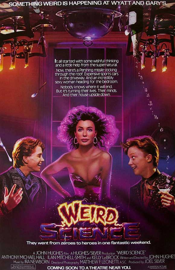 promo weird science movie poster