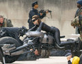 Catwoman’s stunt double in action on ‘DARK KNIGHT RISES’ set - the-dark-knight-rises photo
