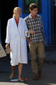 Blake Lively and Chace Crawford on the set of Gossip Girl in Venice - chace-crawford photo