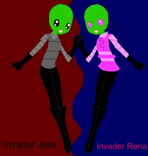  Invader Rena and Invader Jess