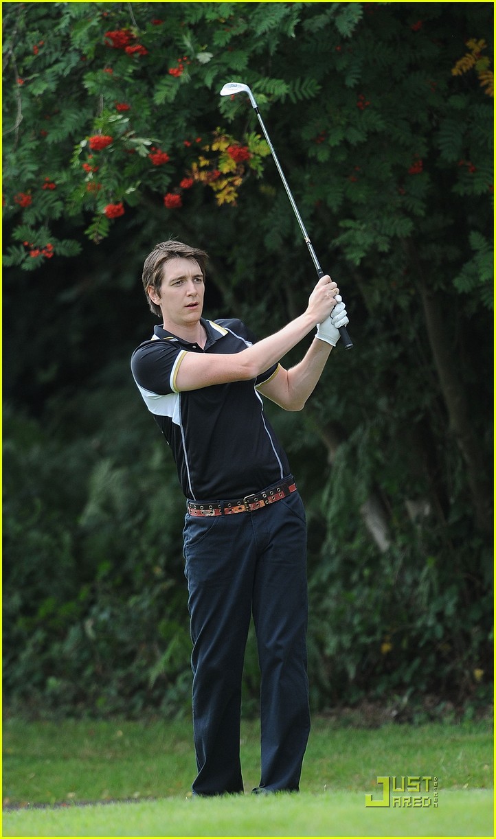 harry potter characters Photo: James and Oliver Phelps: Shooting Stars Golf...