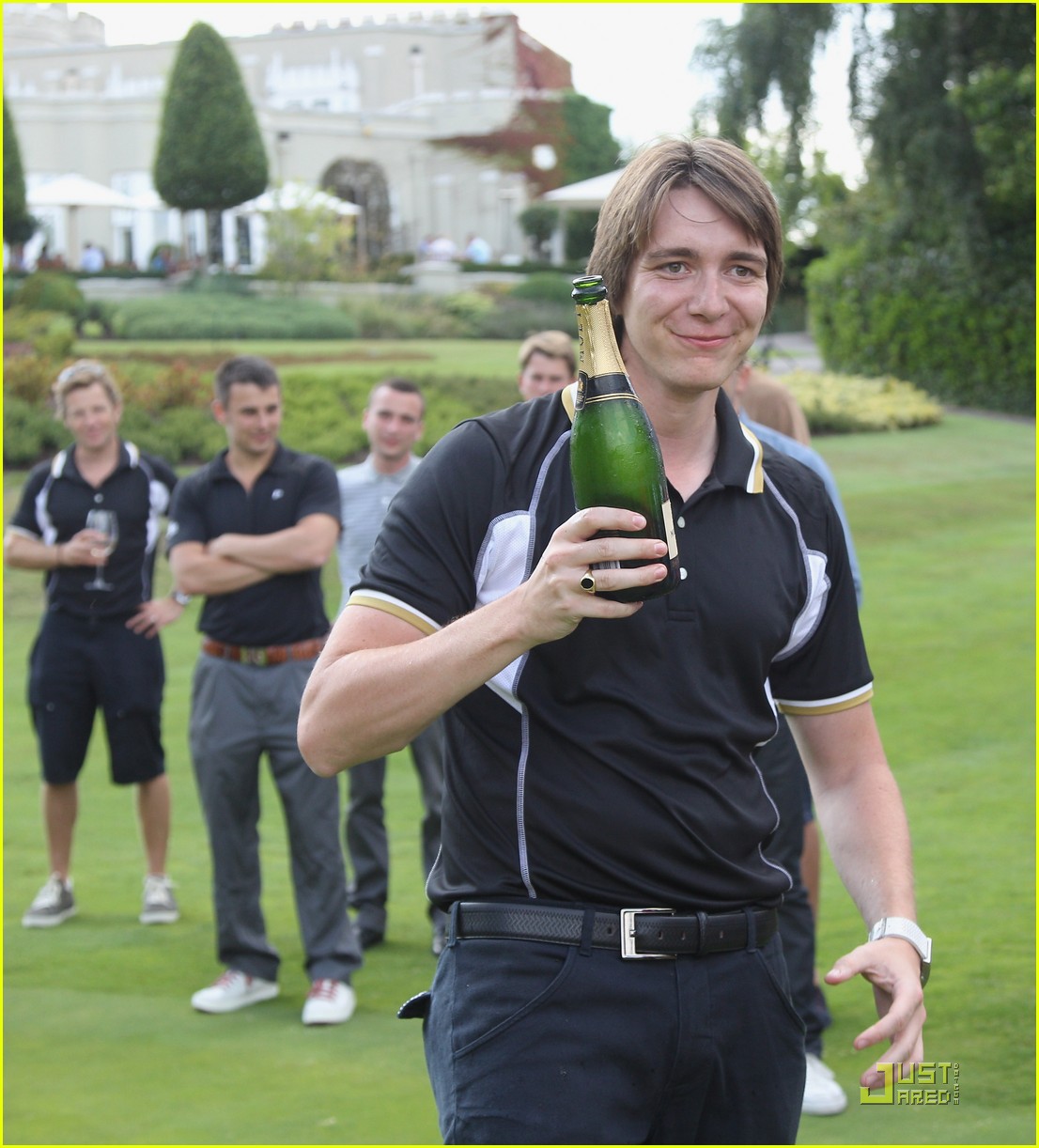 harry potter characters Photo: James and Oliver Phelps: Shooting Stars Golf...