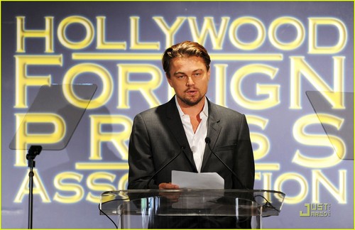  Leonardo DiCaprio: HFPA Luncheon Speaker!