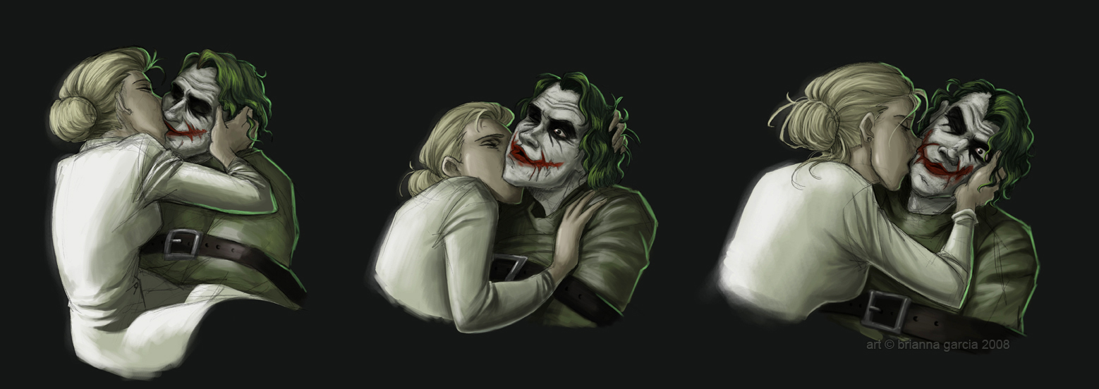 Mad Kiss - The Joker and Harley Quinn Fan Art (24326718) - Fanpop