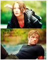 Peeta/Katniss - the-hunger-games fan art