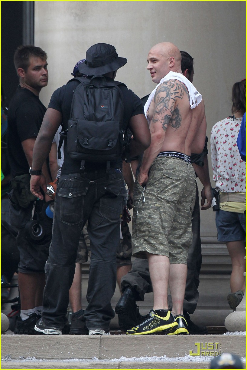 Tom hardy and stunt double