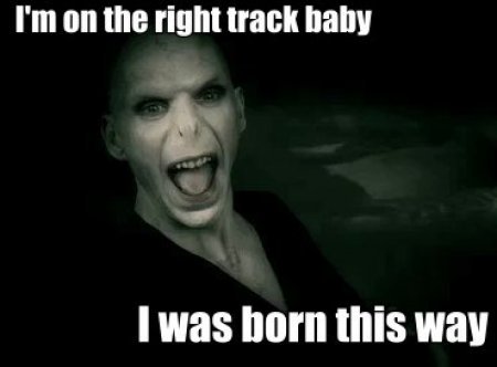  Voldemort was BORN THIS WAY BABY!