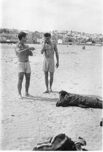 Jack Kerouac, Peter Orlovsky & William. Burroughs