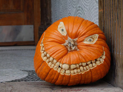 angry pumpkin
