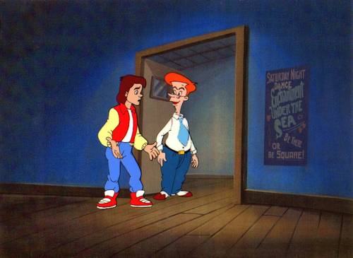  Back to the Future Animated Series Production Cel