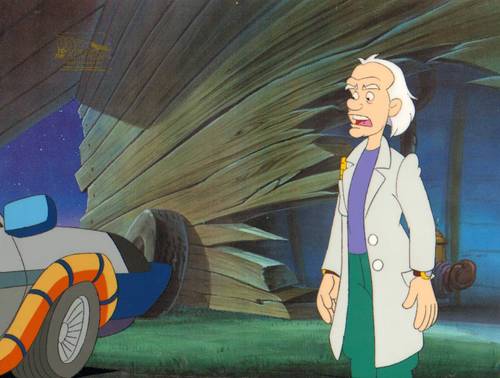  Back to the Future Production Cel