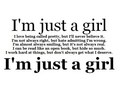 I'm Just A Girl!! 100% Real ♥ - allsoppa fan art