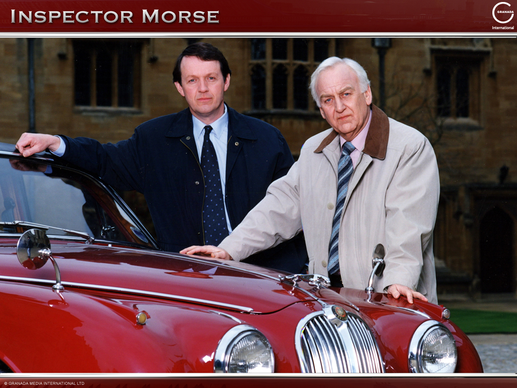 Inspector Morse, Sergeant Lewis, and the Jag - Inspector Morse Photo