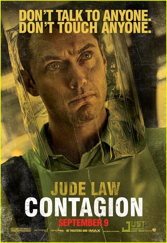  Jude Law & Matt Damon: 'Contagion' Posters!