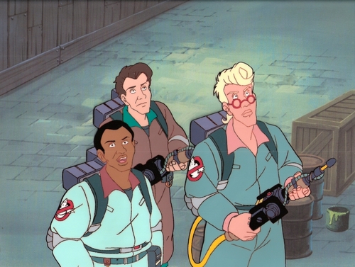  Real Ghostbusters animasi Production Cel