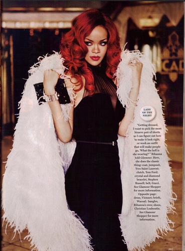  रिहाना - Glamour Magazine - September 2011