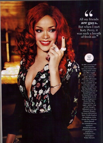  রিহানা - Glamour Magazine - September 2011
