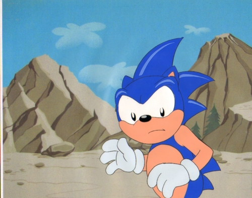  Sonic the Hedgehog एनीमेशन Cel
