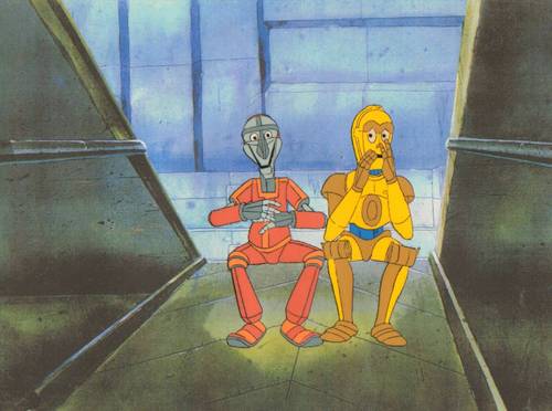  звезда Wars Droids Animated Production cel