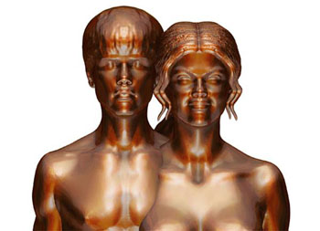  Statues of Justin and Selena