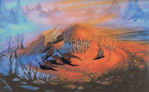  The Land Before Time Production Cel