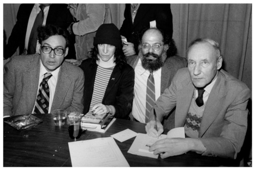  Carl Solomon, Patti Smith, Allen Ginsburg, William S. Burroughs