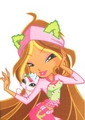 flora and bloom chibis - the-winx-club photo