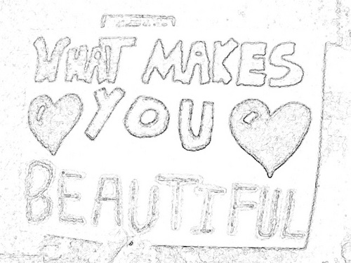 x what makes you beautiful x