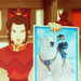 Azula with a Korra poster - avatar-the-last-airbender icon
