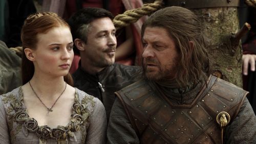  Eddard and Sansa Stark
