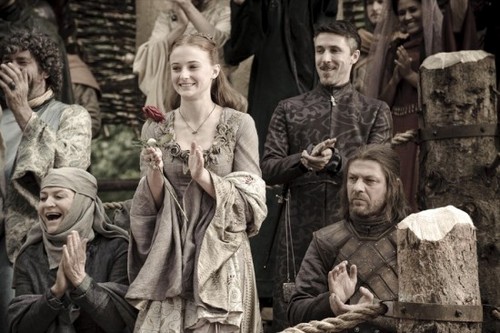  Eddard and Sansa Stark