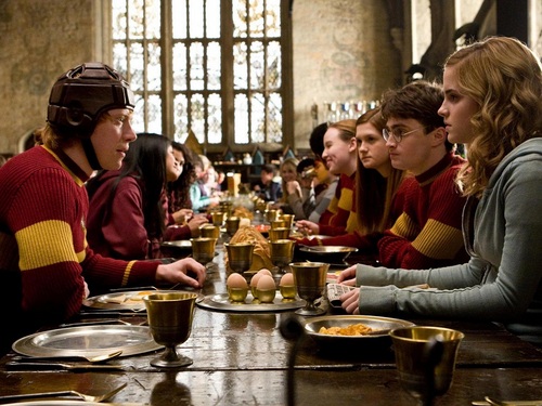  Harry, Ron and Hermione kertas dinding