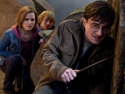  Harry, Ron and Hermione karatasi la kupamba ukuta