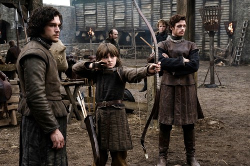  Jon Snow with Bran and Robb Stark