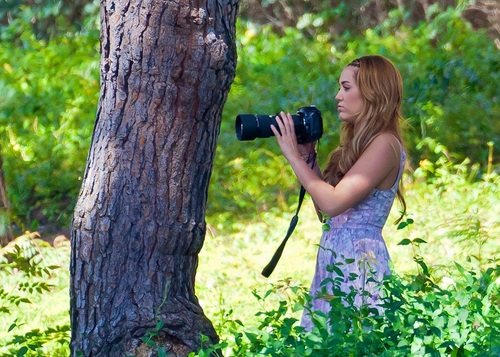 Miley - So Undercover - On Set - Shooting Extra Scenes at UCLA Campus - August 11, 2011 