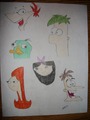 Phineas and Ferb characters - phineas-and-ferb fan art