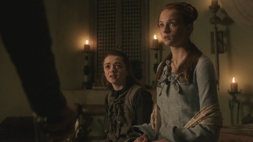  Sansa and Arya Stark